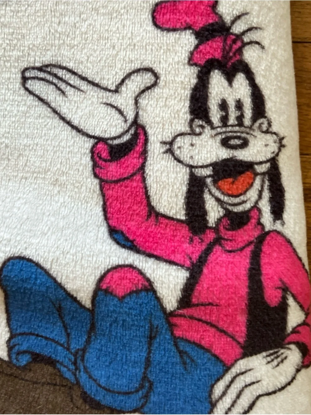Disney Mickey Mouse Soft Blanket Pluto Daisy Donald Duck Minnie Goofy Fits Twin